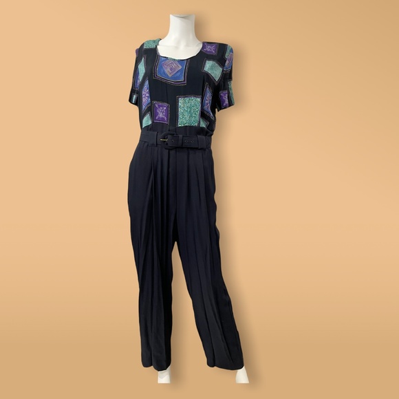 MENU american Jumpsuit w/Jacket 70's 80's Great Look! - Picture 6 of 6